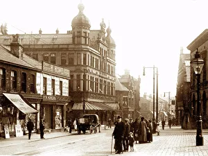 Batley Prints: Batley Commercial Street early 1900s