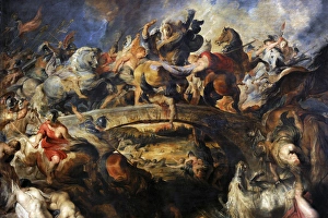 Images Dated 26th December 2012: Battle of the Amazons, 1616-1618, by Rubens (1577-1640)