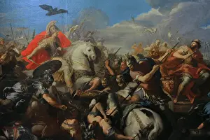 Horseback Prints: Battle of Arbelas or Battle of Gaugamela - Jose del Castillo