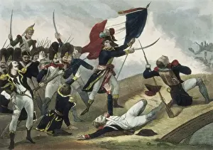 Lithography Prints: Battle of Arcole. Litography. FRANCE. Paris