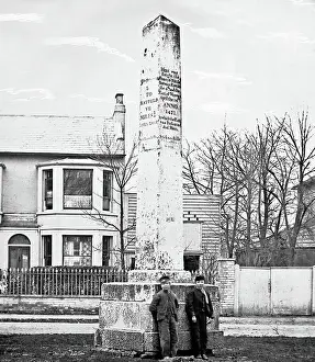 Barnet Prints: Battle of Barnet Memorial, Monken Hadley, early 1900s