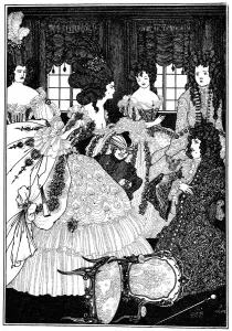 Lock Collection: Battle of the Beaux and Belles, Aubrey Beardsley