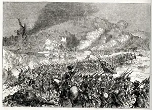 Alliance Prints: The Battle of Blenheim (or Blindheim), Hochstadt, Germany, 13 August 1704