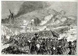 Images Dated 17th August 2021: The Battle of Blenheim (or Blindheim), Hochstadt, Germany, 13 August 1704