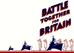 Battle Together for Britain booklet cover, WW2