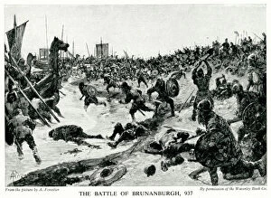 Images Dated 9th July 2019: Battle of Brunanburh during the Viking invasions of England
