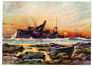 Images Dated 18th January 2019: Battle of Cocos, Indian Ocean, WW1