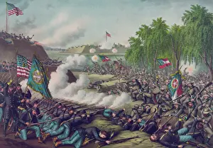 Rogers Prints: Battle of Corinth--Oct 3 & 4 1862--Union (Gen. Rosecrans). L