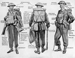 Images Dated 15th March 2012: Battle dress of the British Army, 1939