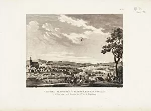 Images Dated 14th June 2012: Battle of Fleurus with balloon