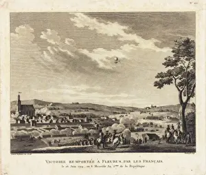 Battle of Fleurus with balloon
