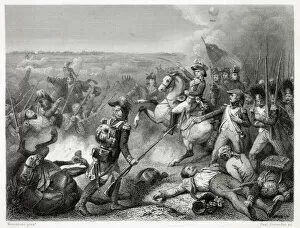 Coburg Collection: BATTLE OF FLEURUS The French under Jourdan repulse the Austrians led by Coburg