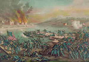 Crossing Prints: Battle of Fredericksburg--the Army o. t. Potomac crossing