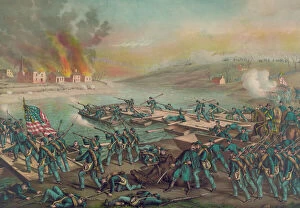 1862 Collection: Battle of Fredericksburg--the Army o. t. Potomac crossing the