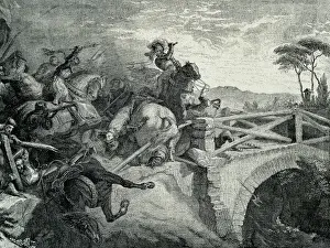 Defeats Prints: Battle of Garellano or Garigliano (1503)