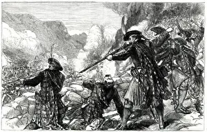 Pass Prints: The Battle of Glen Shiel, a narrow pass in the north-west Highlands of Scotland