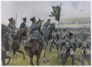 Carl Collection: Battle of Goldberg 1813