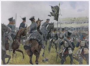 Carl Collection: Battle of Goldberg 1813