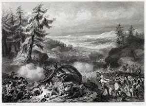 Defeats Prints: BATTLE OF HOHENLINDEN A combined French and Bavarian force defeats the Austrians