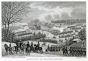 Images Dated 26th January 2021: At the battle of HOHENLINDEN, the French under Moreau defeat the Austrians under