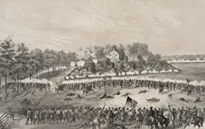 80th Prints: Battle of Jackson, Mississippi--Gallant charge of the 17th I