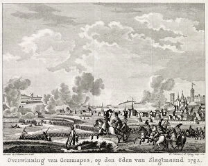 1792 Gallery: BATTLE OF JEMAPPES The French, under Dumouriez, defeat the Austrians under