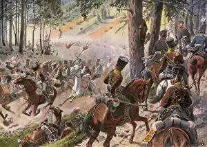 Kulm Prints: The Battle of Kulm and the French Break Through