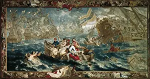 Hogue Prints: The Battle of La Hogue, May 1692. GERMANY. Munich