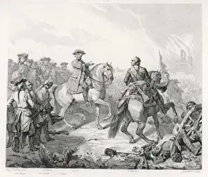 1747 Prints: Battle of Lauffeld 1747