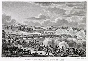 Austrians Prints: At the battle of LODI, the French under Napoleon defeat the Austrians under Beaulieu