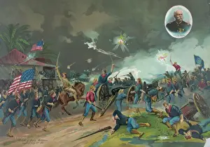 The battle of Malate, Philippines night of July 31st 1898