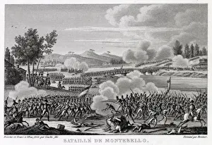 Austrians Prints: At the battle of MONTEBELLO, the French under Lannes defeat the Austrians under Ott