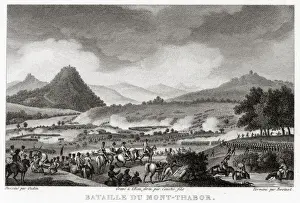 Tabor Prints: At the battle of MOUNT TABOR (or Thabor) the French defeat the Turks Date
