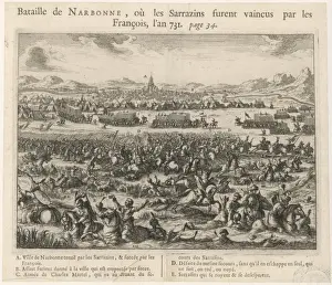 Saracens Prints: Battle of Narbonne