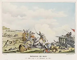 Russians Prints: Battle of Novi, 1799