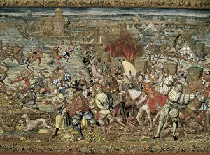 Tapestry Prints: Battle of Pavia (1525)
