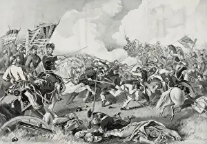Arkansas Prints: Battle of Pea Ridge, Arkansas, March 8th 1862