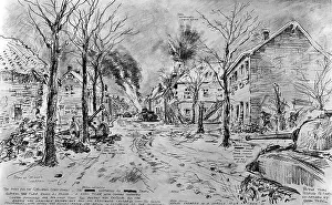 Forcing Prints: Battle at the Schilberg Cross-roads; Second World War, 1945