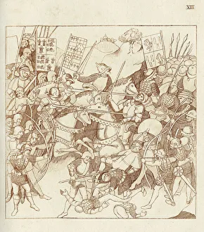 1400s Prints: The Battle of Shrewsbury, 21st July 1403