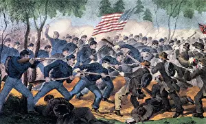 Militant Prints: Battle of Spottsylvania Date: 1864