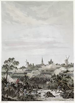 Images Dated 28th January 2021: BATTLE OF TOURCOING The English, commanded by the duke of York