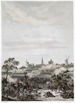 Images Dated 28th January 2021: BATTLE OF TOURCOING The English, commanded by the duke of York