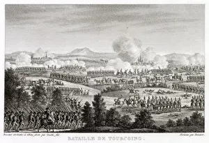 Saxe Prints: At the battle of TOURCOING, the French under Souham defeat the Allies under Saxe-Coburg