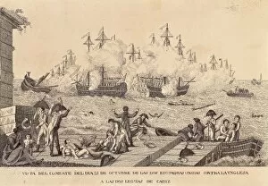 Battle of Trafalgar (October 21st, 1805). Battle