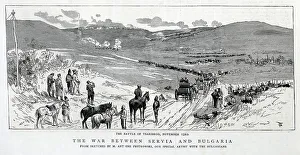 Bulgaria Prints: Battle of Tsaribrod, Serbo-Bulgarian War