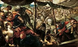 Tintoretto Gallery: Battle between Turks and Christians