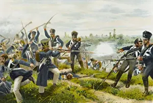 Bertrand Prints: Battle of Wartenburg