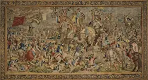 Battle of Zama. 16th c. SPAIN. Madrid. Royal