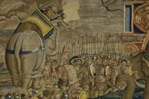 Battle of Zama. 16th c. SPAIN. Madrid. Royal