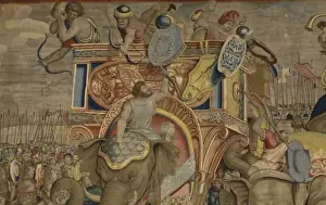 Battle of Zama. 16th c. SPAIN. Madrid. Royal